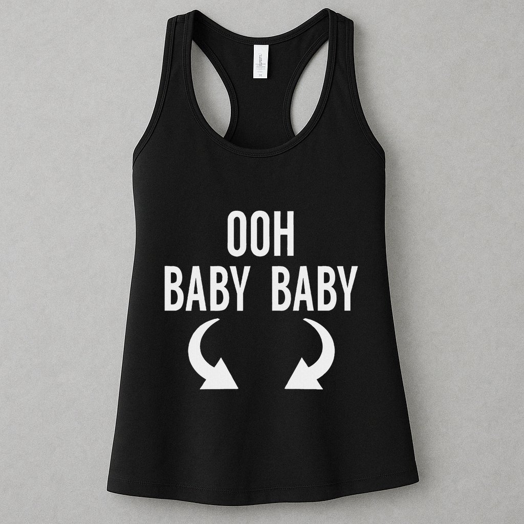 Ooh Baby Baby Funny Twins Announcement Womens Tank Top