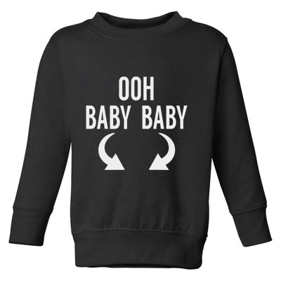 Ooh Baby Baby Funny Twins Announcement Toddler Sweatshirt