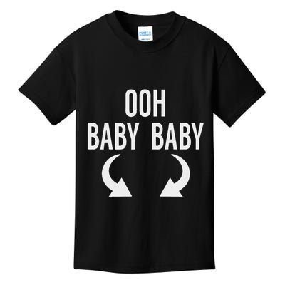 Ooh Baby Baby Funny Twins Announcement Kids T-Shirt