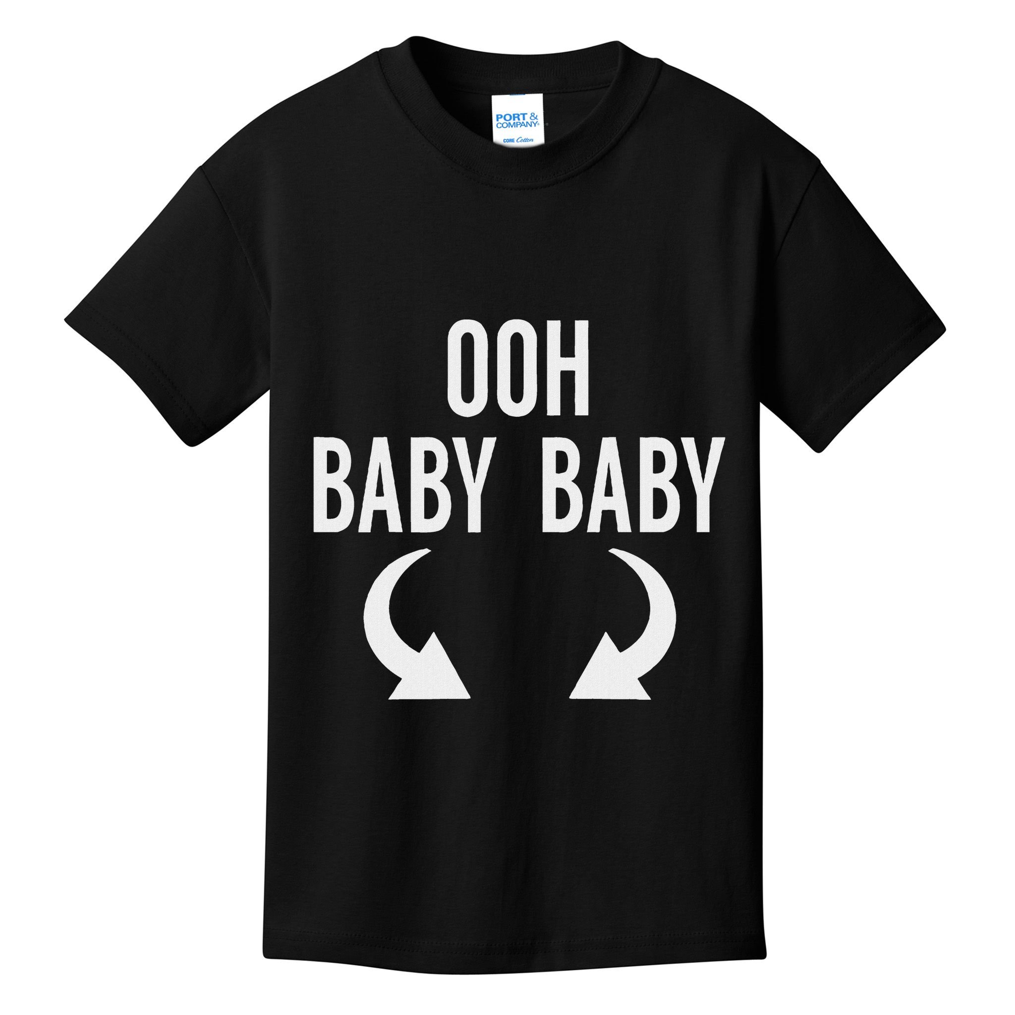 Ooh Baby Baby Funny Twins Announcement Kids T-Shirt