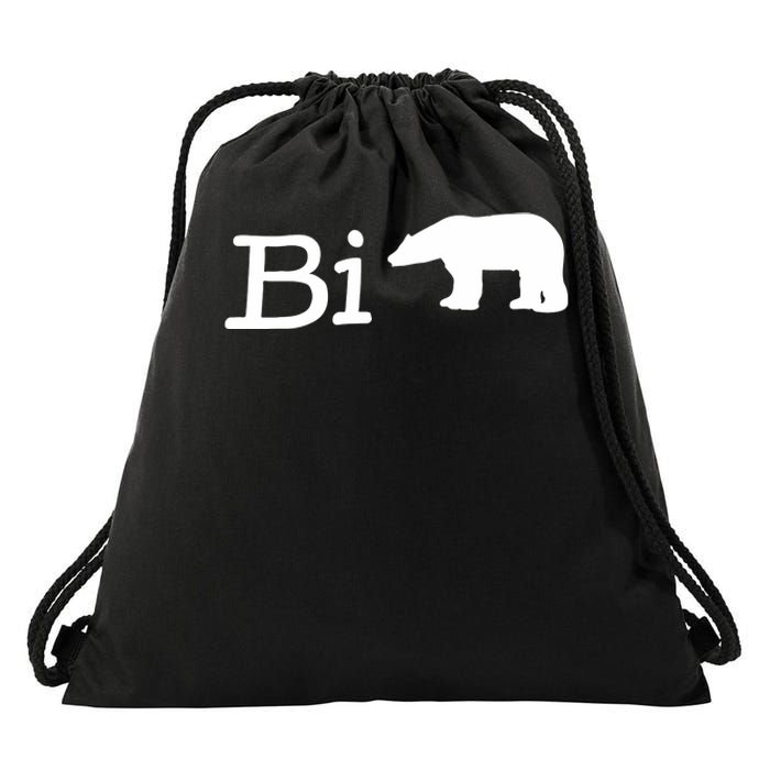 Official Bi Bear Drawstring Bag