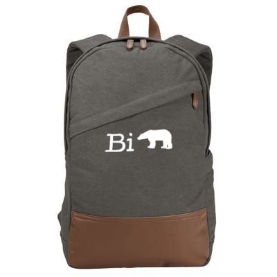 Official Bi Bear Cotton Canvas Backpack