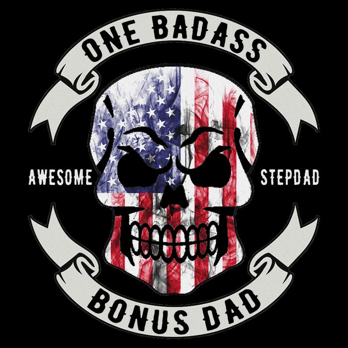 One Badass Bonus Stepdad Birthday Step Dad Fathers Day Funny Baby Bodysuit
