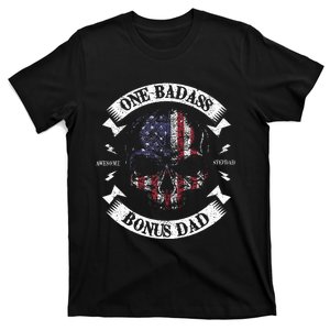 One Badass Bonus Stepdad Birthday Step Dad T-Shirt