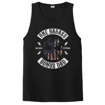 One Badass Bonus Stepdad Birthday Step Dad Fathers Day Gift PosiCharge Competitor Tank