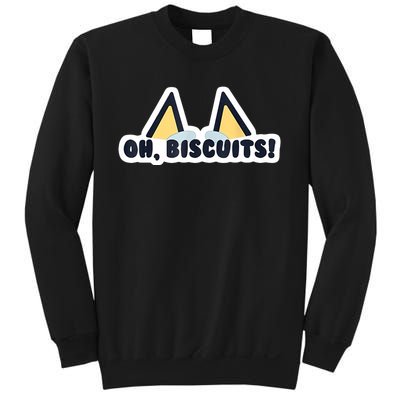 Oh Biscuits Blue Heeler Dog Dad Family Costume Sweatshirt