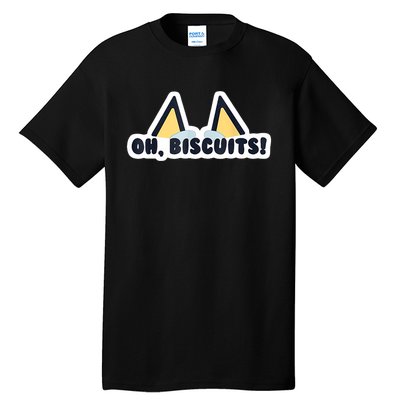 Oh Biscuits Blue Heeler Dog Dad Family Costume Tall T-Shirt