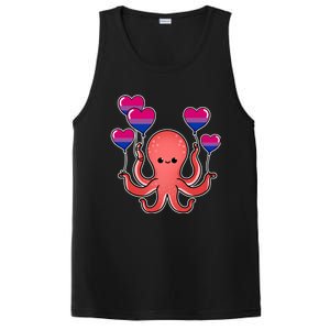 Octopus Balloon Bisexual Pride Gift PosiCharge Competitor Tank