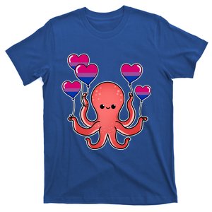 Octopus Balloon Bisexual Pride Gift T-Shirt