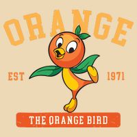 Orange Bird Beach Summer Vacation Flower And Garden Zip Tote Bag