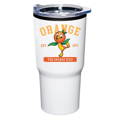 Orange Bird Beach Summer Vacation Flower And Garden Tumbler