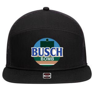 Obvious Busch Bomb 7 Panel Mesh Trucker Snapback Hat