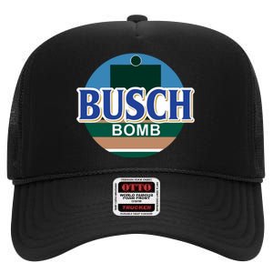 Obvious Busch Bomb High Crown Mesh Back Trucker Hat