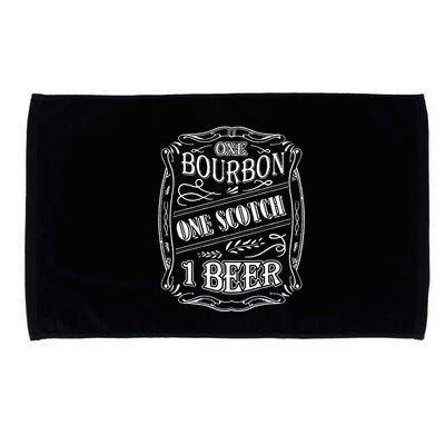 One Bour Bon One Scot Ch One Be Er Microfiber Hand Towel