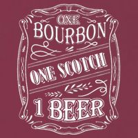 One Bour Bon One Scot Ch One Be Er 16oz Travel Tumbler