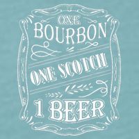 One Bour Bon One Scot Ch One Be Er Sueded Cloud Jersey T-Shirt