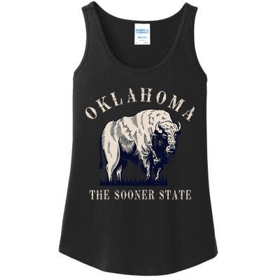 Oklahoma Bison Buffalo Ladies Essential Tank