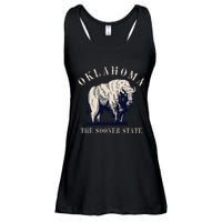 Oklahoma Bison Buffalo Ladies Essential Flowy Tank