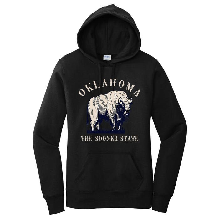 Oklahoma Bison Buffalo Women's Pullover Hoodie