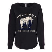 Oklahoma Bison Buffalo Womens California Wash Sweatshirt