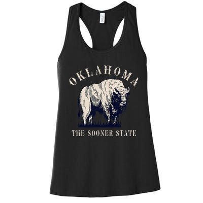 Oklahoma Bison Buffalo Women's Racerback Tank