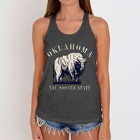 Oklahoma Bison Buffalo Women's Knotted Racerback Tank