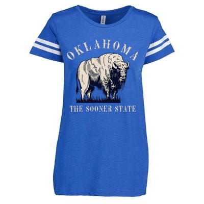 Oklahoma Bison Buffalo Enza Ladies Jersey Football T-Shirt