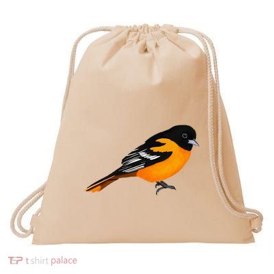 Oriole Bird Birdlover Birdwatcher Ornithologist Biologist Drawstring Bag