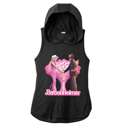 Oppenheimer Bar Bie Doll Trending Funny Hot Meme Ladies PosiCharge Tri-Blend Wicking Draft Hoodie Tank