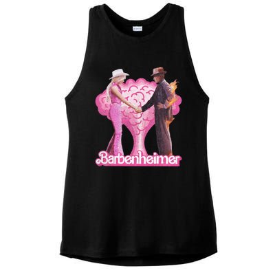 Oppenheimer Bar Bie Doll Trending Funny Hot Meme Ladies PosiCharge Tri-Blend Wicking Tank