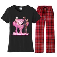 Oppenheimer Bar Bie Doll Trending Funny Hot Meme Women's Flannel Pajama Set