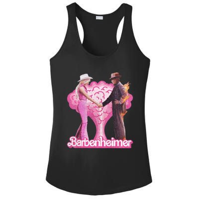 Oppenheimer Bar Bie Doll Trending Funny Hot Meme Ladies PosiCharge Competitor Racerback Tank