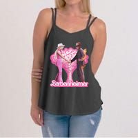 Oppenheimer Bar Bie Doll Trending Funny Hot Meme Women's Strappy Tank