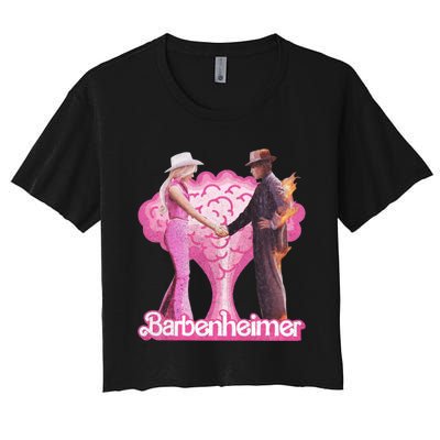 Oppenheimer Bar Bie Doll Trending Funny Hot Meme Women's Crop Top Tee