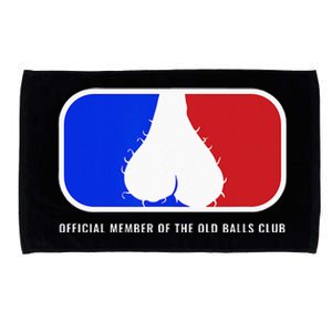 Old Balls Club Funny 40th 50th 60th Birthday For Him Microfiber Hand Towel