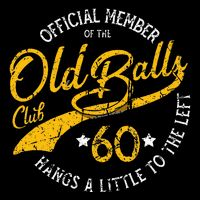 Old Balls Club 60th Over The Hill Birthday Cooling Performance Crew T-Shirt