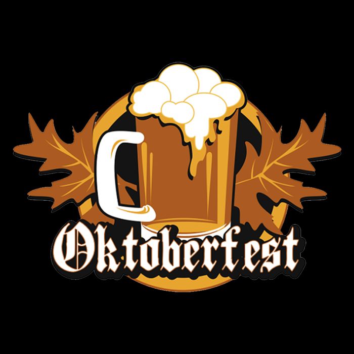 Oktoberfest Beer Celebration Logo Drawstring Bag