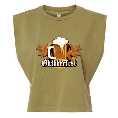 Oktoberfest Beer Celebration Logo Garment-Dyed Women's Muscle Tee