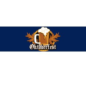 Oktoberfest Beer Celebration Logo Bumper Sticker