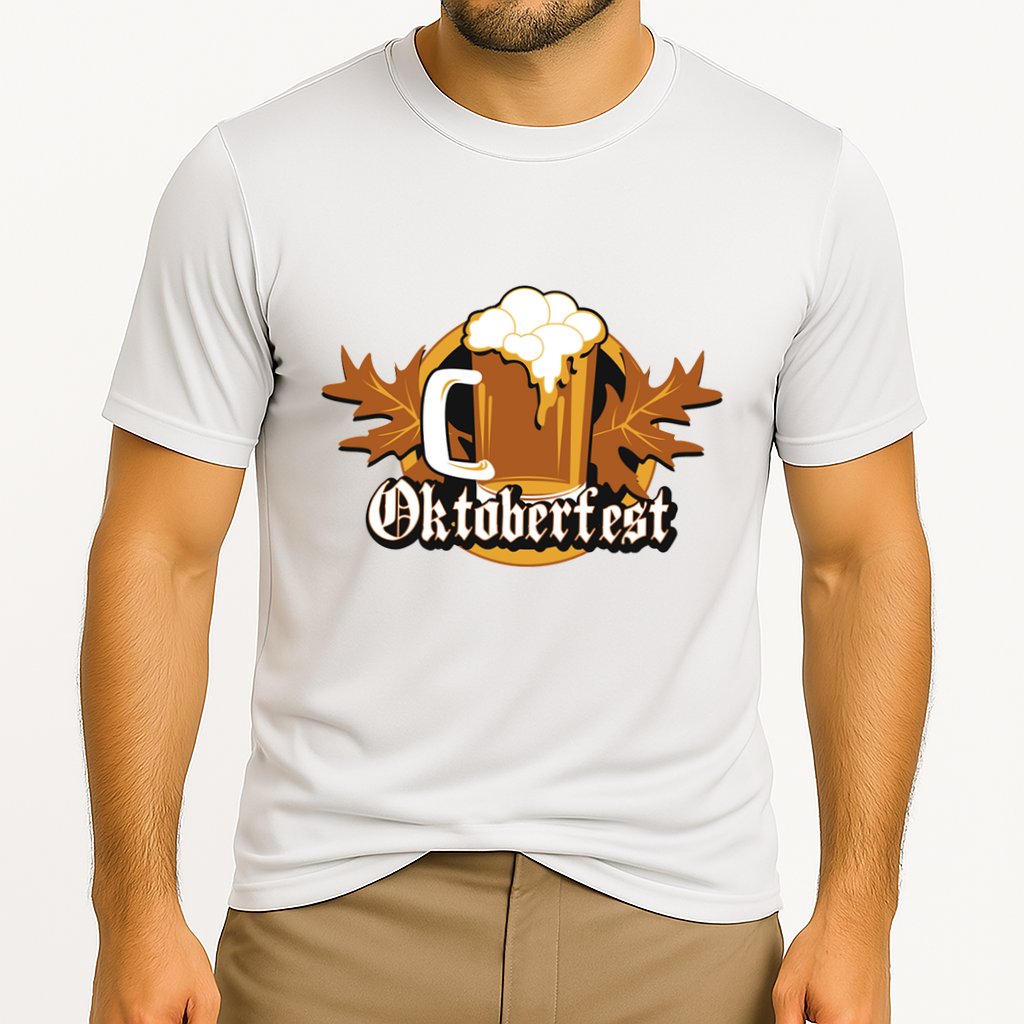 Oktoberfest Beer Celebration Logo Cooling Performance Crew T-Shirt
