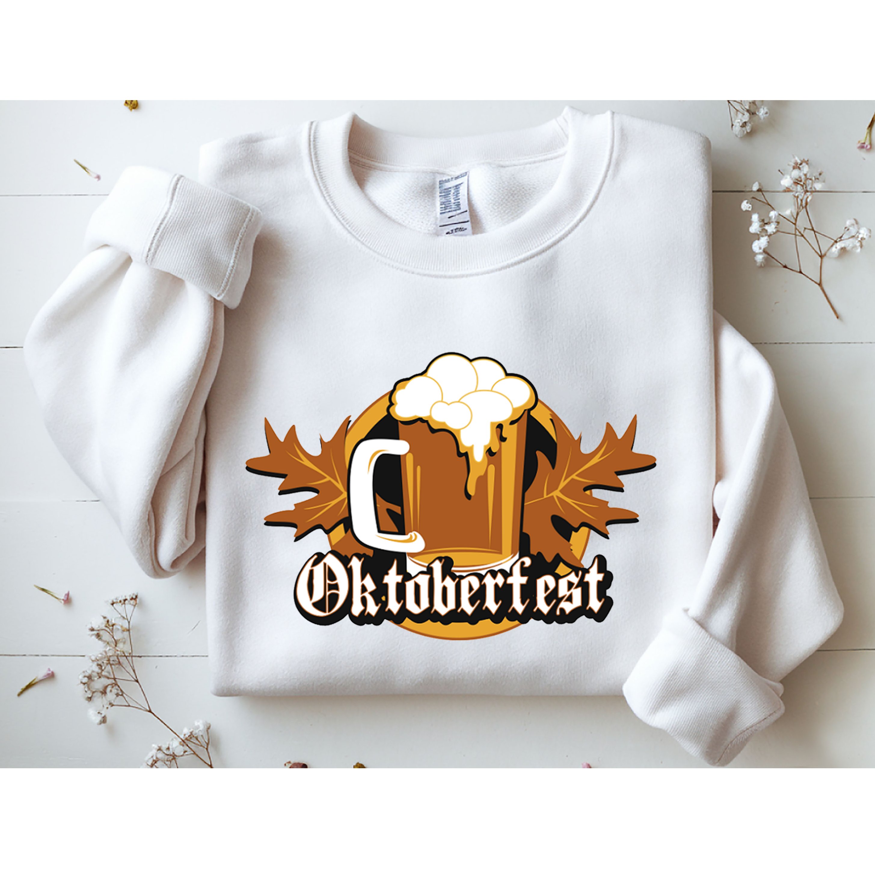 Oktoberfest Beer Celebration Logo Sweatshirt