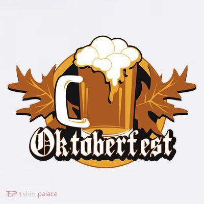 Oktoberfest Beer Celebration Logo T-Shirt