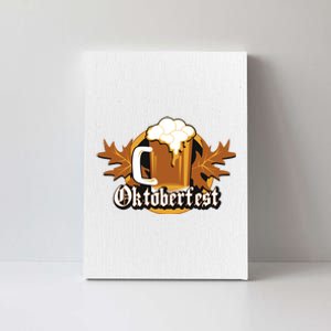 Oktoberfest Beer Celebration Logo Canvas