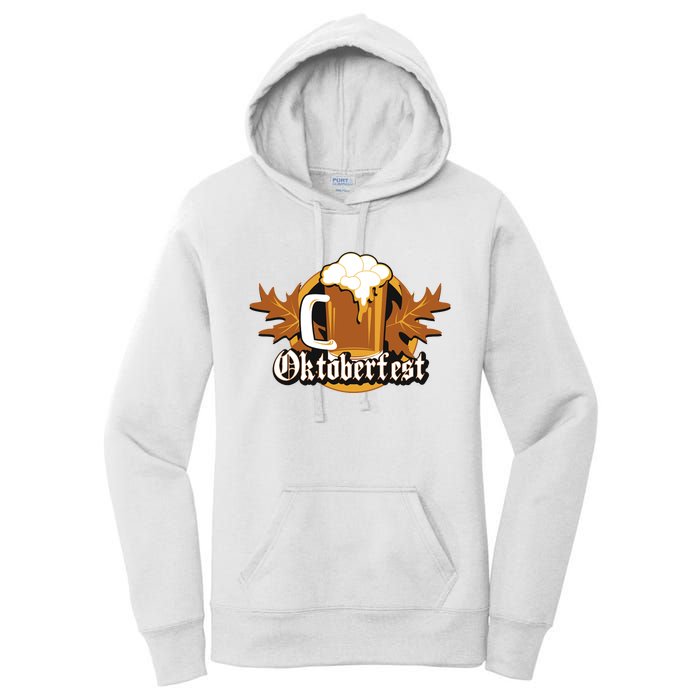 Oktoberfest Beer Celebration Logo Women's Pullover Hoodie