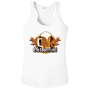 Oktoberfest Beer Celebration Logo Ladies PosiCharge Competitor Racerback Tank