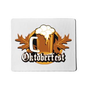 Oktoberfest Beer Celebration Logo Mousepad