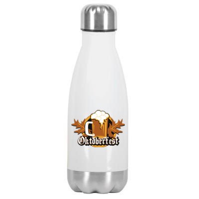 Oktoberfest Beer Celebration Logo Stainless Steel Insulated Water Bottle