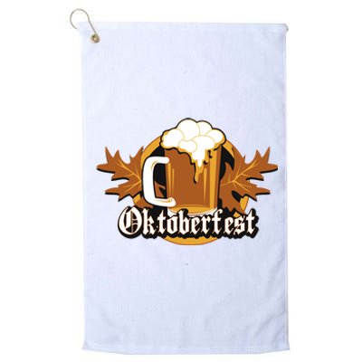 Oktoberfest Beer Celebration Logo Platinum Collection Golf Towel