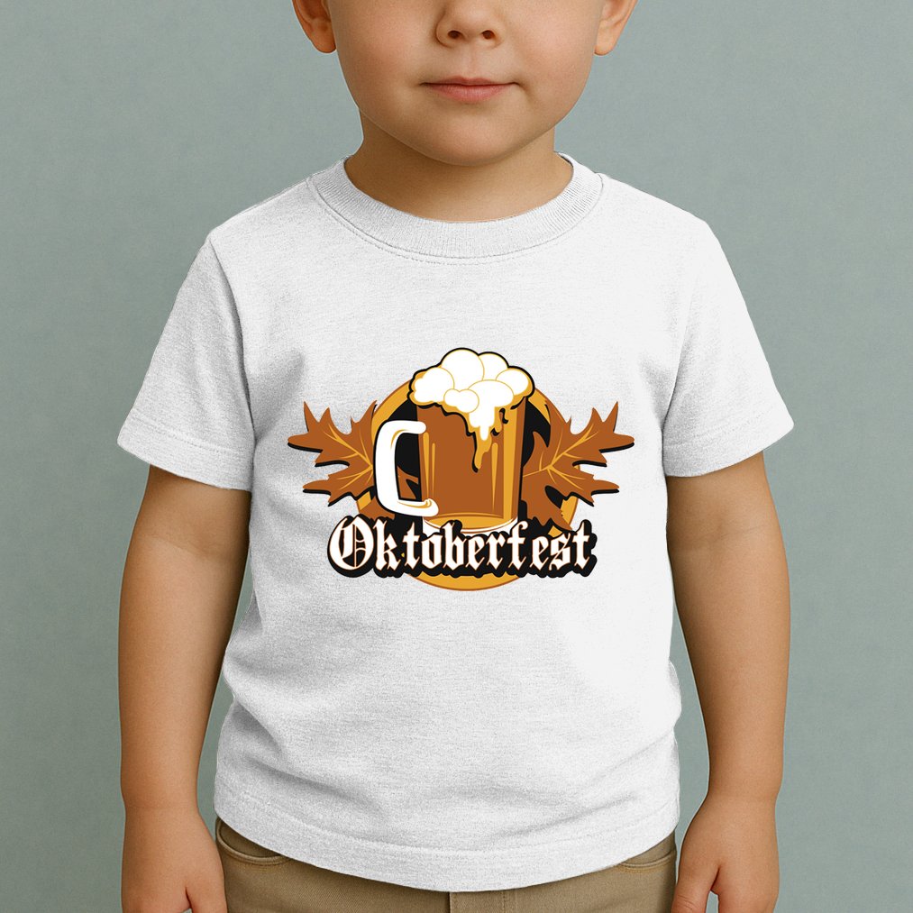 Oktoberfest Beer Celebration Logo Toddler T-Shirt