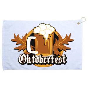 Oktoberfest Beer Celebration Logo Grommeted Golf Towel